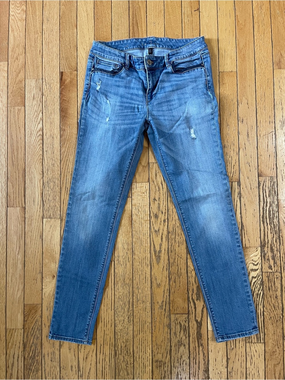 White House Black Market Light Blue Skinny Jeans Size 6